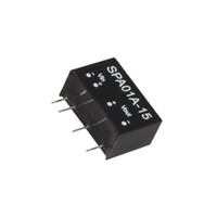 SPA01A-15 Wandler: Dc/Dc 1W Ueing: 9-18V 15VDC Iausg: 6-67Ma SIP6 3G Mean Well