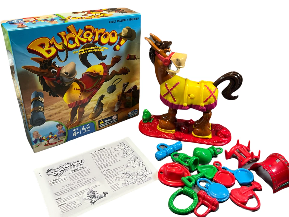 BUCKAROO! by Hasbro Gaming 'The Saddle-Stacking Game!' (4yrs+) ~  Complete - Image 2 of 4