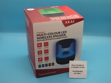Akai Multi-Colour LED Bluetooth Wireless Speaker