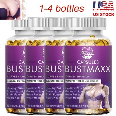 Male-Female Breast Enhancement Enlargement Capsules Breast Growth Permanent US
