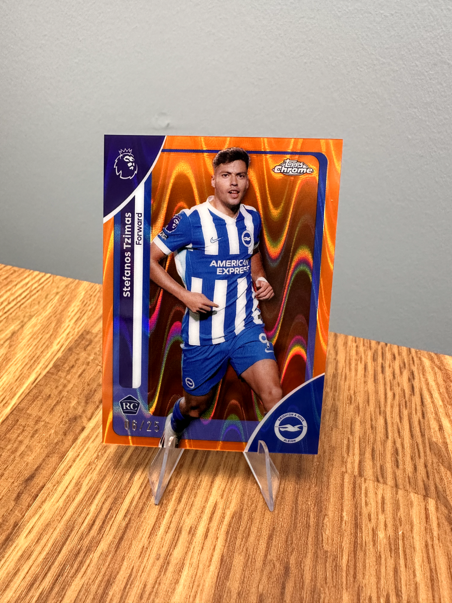 2025-26 Topps Chrome Premier League Numbered Refractor Pick Your