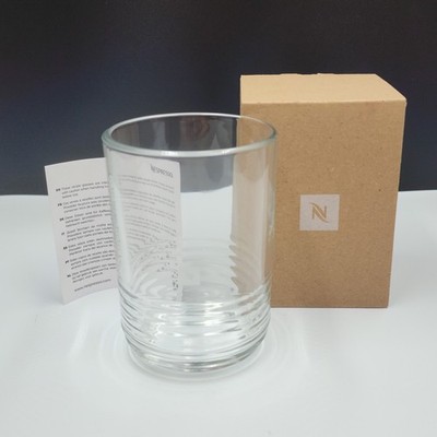 Nespresso Small Barista Recipe Glass Clear Coffee Cup New In Box Single