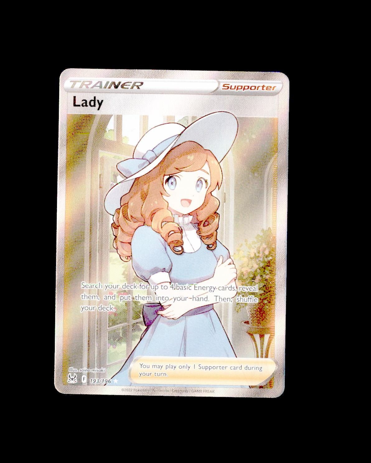 NM SWSH11: Lost Origin Holo Lady (Full Art) 193/196