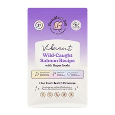 Vibrant Gut-Friendly Wild-Caught Salmon Flavor Dry Dog Food 12 lb Bag