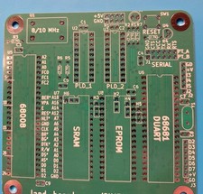 MC68008 Leiterplatte Platine PCB, 68008 Singl...