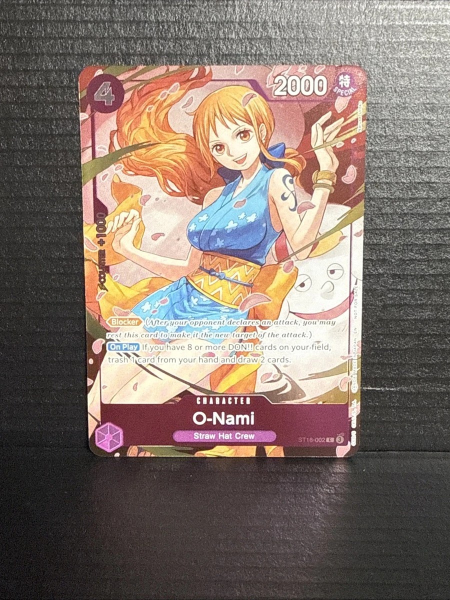 イボンヌ　オーダーページ ST18-002 O-Nami Heroines Campaign Dash Pack EB03 Alt Art AA