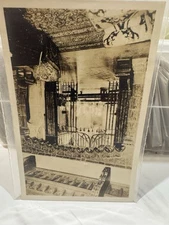 Hearst Castle Interior Photo Postcard San Simeon San Luis Obispo RPPC3