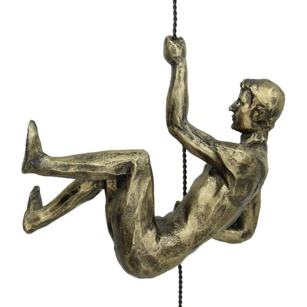 Engelnburg Hochwertige Dekofigur Skulptur Figur Ornamentfigur Polyresin Gold 14X-image