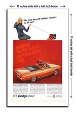 1967 Dodge Dart Gt Convertible - 11x17 Poster 1967 Dodge Dart Gt Convertible - 11x17 Poster