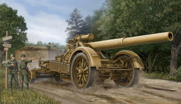 Maquette Trumpeter 1/35 – German 21cm Mörser 18 – Réf 02314 – Neuve