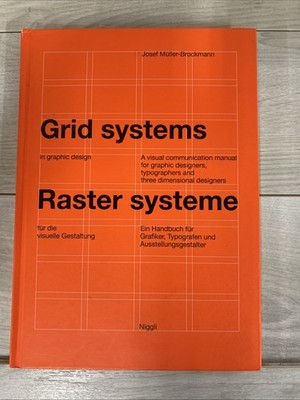 Grid systems in graphic design: A - Hardcover, by Müller-Brockmann
