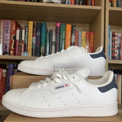 Adidas Stan Smith Originals White Navy ID1370 Men's Size 8 Leather Lifestyle
