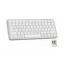 2.4G Wireless Keyboard, Ultra Slim Dual Bluetooth Keyboard with Med... Fast Ship