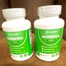 RoseAchieve Moringa 500mg Capsules Energy Support Non-GMO GMP Herbal