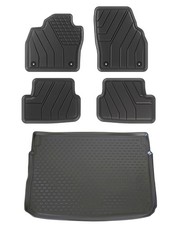 Gummi Fußmatten Kofferraumwanne für Seat Arona ab 2017- Allwetter Gummimatten