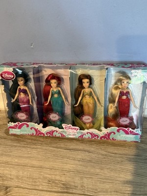 disney store mini princess doll set # 3 Little Mermaid Ariel NIB RARE