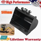 500mm Plain Bucket Attachment For 0.8-1.0 Tons Small Excavator With Metal PINS