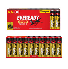 Image of EVEREADY GOLD AA BATTERIES LR6 ALKALINE 1.5V LONG EXPIRY 2035 - MULTI PACK SIZES