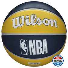 WILSON NBA Team Tribute Basketball - Size 7 - 29.5", Indiana Pacers Edition