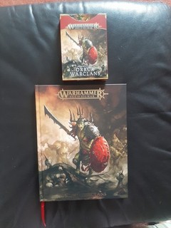 Warhammer AoS 3rd Ed Orruk Warclans Battletome Limited Ed And Warscroll Cards