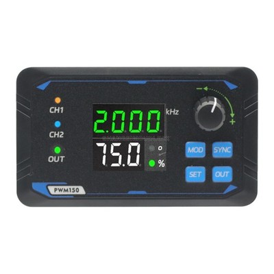DC5V-24V PWM Signal Generator Adjustable Square Wave Pulse Duty Cycle 1Hz-150kHz
