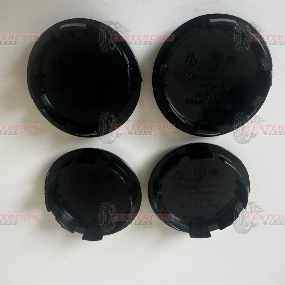 4x VW 65mm Wheel Center Caps Golf Jetta Golf Tiguan Passat EOS CC 3B7 601 171 - Image 3 of 4