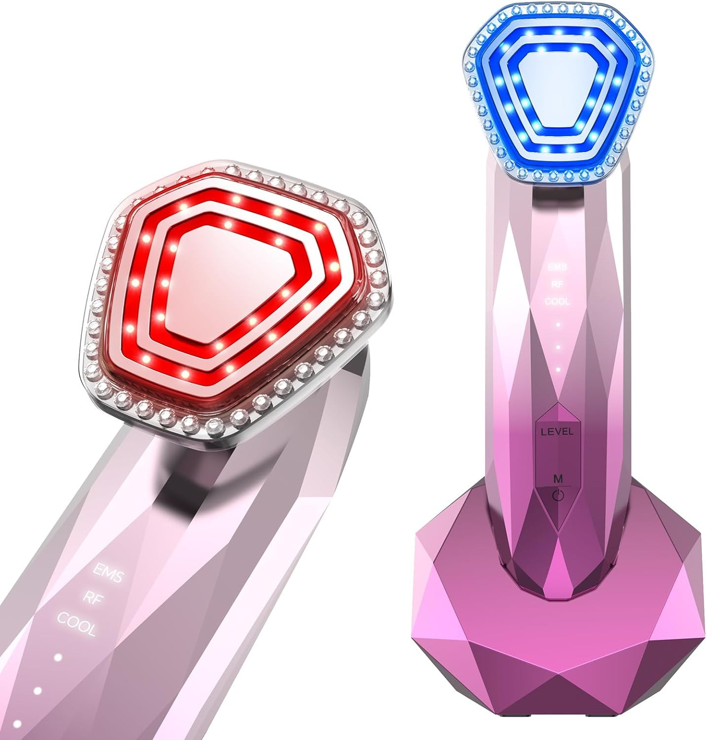 Radiofrequenza Professionale Massaggiatore Viso Lifting Radiofrequenza Con Luce 