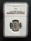 1946-D 25C Washington Quarter NGC MS65