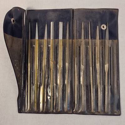 Vintage Sears Craftsman Kromedge Swiss Pattern Tool & Die Needle Files 10 Pc Set