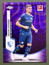 2023-24 Topps Chrome Bundesliga Kevin Stoger Purple Wave Refractor /299 #11