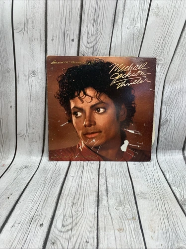 MICHAEL JACKSON Special 12” Dance Single Thriller Instrumental Damaged Cover