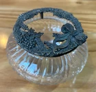 Rare Vintage Anchor Hocking Rawcliffe Pewter 1993 Potpourri Lid and Jar P02006