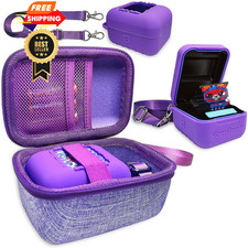 JCHPINE Hard Carrying Case and Silicone for Bitzee Original Pet, Purple