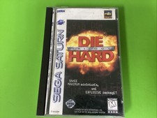 Die Hard Trilogy (Sega Saturn, 1997) CIB Manual Reg Card Tested & Working