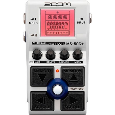 Zoom MS50G+ Multistomp Guitar Effects Pedal White