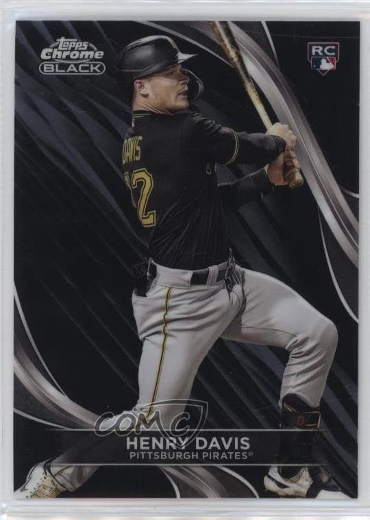 2024 Topps Chrome Black Henry Davis #41 Rookie RC 1fw1