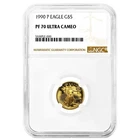 1990-P American Gold Eagle 1/10 oz Proof — photo from another recent sale