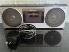 Vintage Sony CFS-330S Stereo Cassette Recorder Boombox Radio TESTED & WORKING