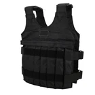 Adjustable Weighted Vest Durable Oxford Fabric Shock Absorption Wide Shoulder