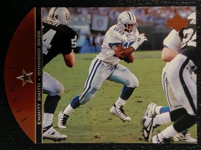 1996 Upper Deck Team Trio Emmitt Smith #TT70