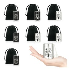 2.76" Mini Urns for Human Ashes Set of 8 Small Urns for Human Ashes Keepsake,...