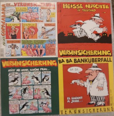 Erste Allgemeine Verunsicherung  --  4 x Vinyl Single  --  Ba Ba Banküberfall...