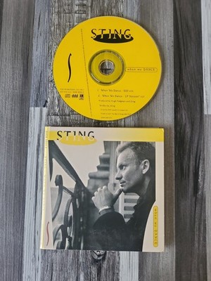Sting - When We Dance PROMO CD Single Album (Rare- Limited)