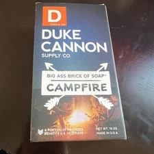 Duke Cannon Great American Frontier Men's Big Brick of Soap - Campfire, 10oz