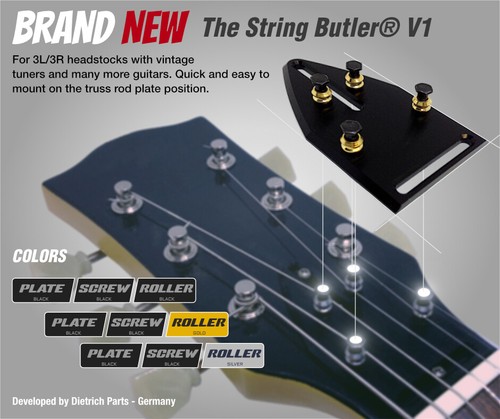 The String Butler V1 Lux - (Black and Gold) - Official US Dealer - 第 2/8 張圖片