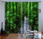 3D Forest Boardwalk ZHUB638 Photo Curtain Window Blockout Fabric Amy 2023