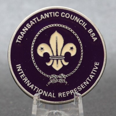TRANSATLANTIC COUNCIL INTERNATIONAL REPRESENTATIVE NAMED CHALLENGE COIN BSA