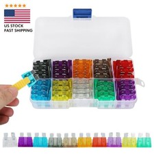 100pcs Car Auto Standard/Medium Blade Fuse 2A 35A Assorted Set  1pc Puller Kit