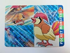 Pokemon PIDGEOTTO AND VENUSAUR Pocket Monsters Holo Prism Vending Sticker #30