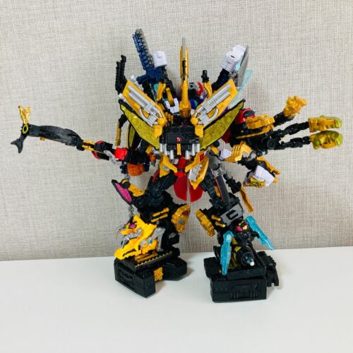 Bandai Japan Mini Pla Megazord Power Rangers Super Sentai King Ohger set completo - Foto 4 di 19
